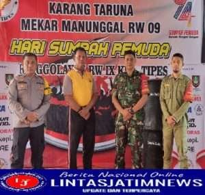 Meriahkan Peringatan Hari Sumpah Pemuda ke 94, Babinsa Tipes Ikut Gerak Jalan Santai