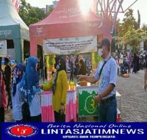 Puluhan Stand UMKM dan Saudagar Muda Muhammadiyah Lamongan, Semarakkan Jalan Sehat Jelang Muktamar