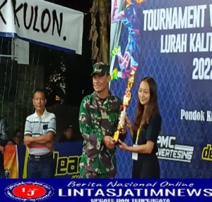 Danramil 10 Berbah Ucapkan Selamat Kepada Pemenang Lomba Voli