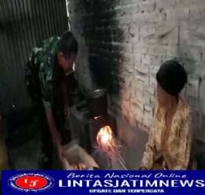 Babinsa Kodim 0802/Ponorogo Masuk Dapur,  Masyarakat Senang