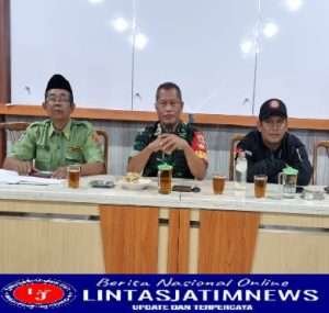Babinsa Hadiri Pertemuan Rutin Linmas