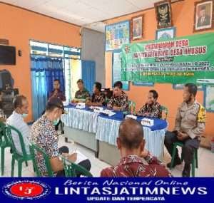 Dukung Pembangunan Desa, Babinsa Hadiri Musrenbangdessus