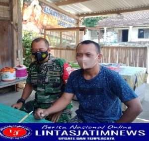 Ngobrol Bareng Warga, Babinsa Ajak Giatkan Kembali Siskamling