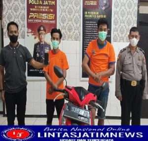 Quik Respon Polsek Genteng Amankan Dua Residivis Pelaku Jambret
