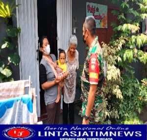 Kodim 0732/Sleman Melalui Babinsa Kembali Serahkan Paket Bantuan Stunting