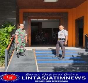 Babinsa Serengan Pantau & Pengamanan Ibadah Minggu Pagi di Gereja