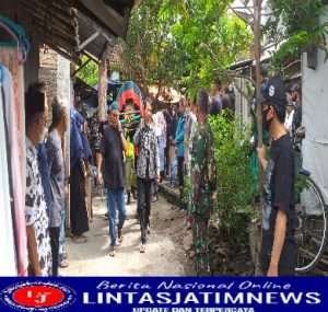 Wujud kepedulian Babinsa Serengan Takziah di Wilayah Binaan