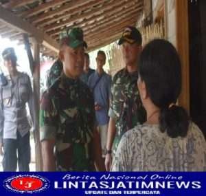 Bersama Kabakorwil Madiun, Danrem 081/DSJ Tinjau Lokasi Bencal di Madiun