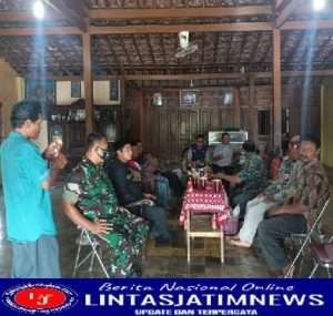 Tingkatkan Sinergitas Danramil Kunjungi Polsek Gesi