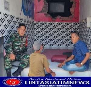 Ciptakan Keakraban dengan Warga, Babinsa Tipes Blusukan Ke Rumah Warga Binaan