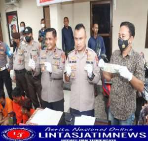 4 Pelaku Curanmor Surabaya Dihadiai Timah Panas