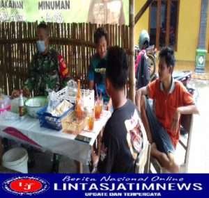 Manfaatkan Warung Soto, Babinsa gelar Komsos Dengan Warga Binaan