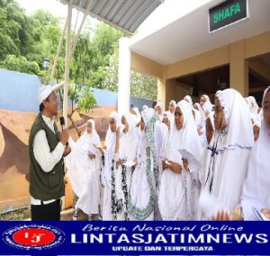 Peserta Didik SMPM Jipat Karangasem Lamongan Praktik Manasik Haji, Begini Serunya