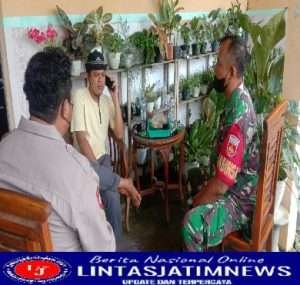 Selalu Kompak, Babinsa Dan Bhabinkamtibmas Komsos Bersama Dengan Warga Binaan