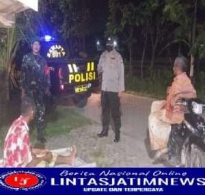 Kompak Bersinergi, Babinsa dan Bhabinkamtibmas Laksanakan Patroli Bersama