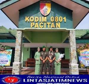 Kodim 0801/Pacitan Menggelar Acara Tradisi Lepas Sambut Dandim