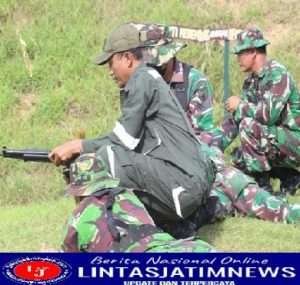 Kodim 0812 Lamongan Gelar Latihan Menembak Senjata Ringan, Tingkatkan Kemampuan Tempur
