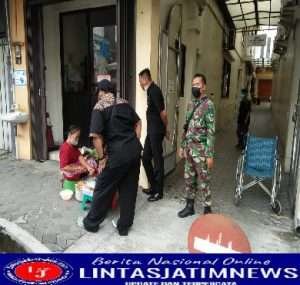 Babinsa Jayengan Pantau & Sambangi Pedagang Kaki Lima