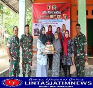 Besuk Anggota yang Sakit, Dandim Ngawi Beserta Ibu Berikan Motivasi dan Semangat Untuk Sembuh