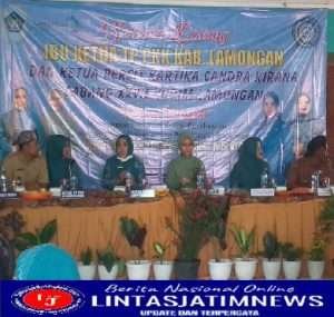 Kolaborasi TP PKK dan Persit KCK Cabang XXVII Dim 0812/Lamongan dalam kepedulian Stunting