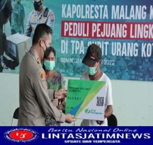 Beri Bantuan Sosial, Polresta Malang Kota Penuhi Janjinya Pada Pejuang Lingkungan Hidup