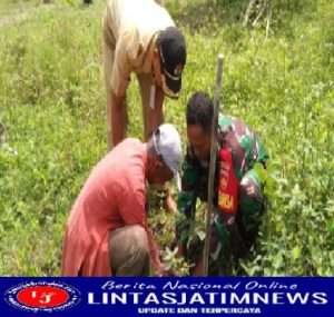 Babinsa Butuh Hijaukan Lahan Kosong Serta Lestarikan Alam