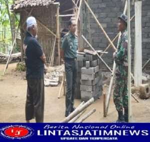 Dandim 0726/Sukoharjo Cek Langsung RTLH Di Desa Tawang Weru Sukoharjo