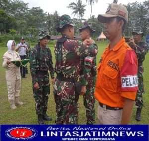 Latihan Penanggulangan Bencana Alam Tahun 2022 Resmi Ditutup Oleh Kasrem 081/Dsj