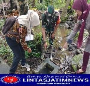 Babinsa Bugel Laksanakan Pemberantasan Sarang Nyamuk