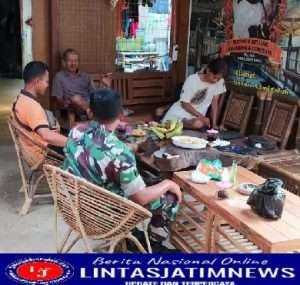 Babinsa Gerbosari Ingatkan Warga Waspada Bencana Alam