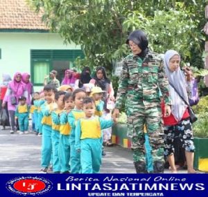 Kunjungan Edukasi TK Tunas Melati, Memperkenalkan TNI Sejak Dini Pada Anak Didiknya