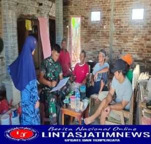 Aktif Kunjungi Warga, Babinsa Koramil 0801/12 Pringkuku Peduli Kondisi Sosial