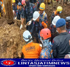 Hujan Rintik Sejak Pagi Tak Halangi Evakuasi 5 Korban Gempa Cianjur