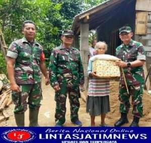 Wujud Peduli, Dandim 0801/Pacitan Meninjau Pengerjaan RTLH Program KASAD