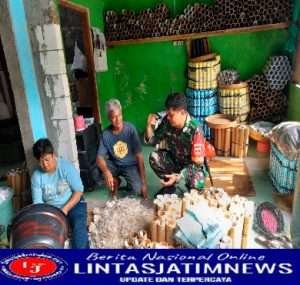 Babinsa Kelurahan Tipes Berikan Motivasi Pelaku UMKM di Wilayah Binaan