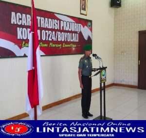 Dandim Boyolali Pimpin Upacara Masa Persiapan Pensiun (MPP)