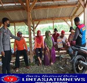 Kapolsek Solokuro Sosialisasi Larangan Membuat Jebakan Tikus Dengan Menggunakan Aliran Listrik