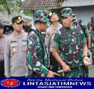 Danpusterad Kunjungi Latgulbencal Kodim 0732/Sleman
