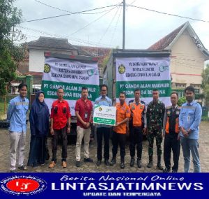 PT Ganda Alam Makmur Salurkan Bantuan untuk Korban Bencana Gempa Cianjur