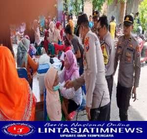 Gandeng Bidan Desa dan Urkes, Polres Nganjuk Buka Gerai Vaksin Covid-19