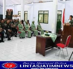 Kodim 0802/Ponorogo Gelar Pembinaan Antisipasi Balatkom dan Paham Radikalisme TA 2022