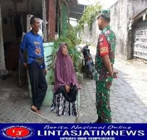 Babinsa Kratonan aktif Komunikasi sosial dengan warga masyarakat