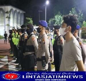 Ciptakan Rasa Aman di Masyarakat, Polres Gresik Masifkan Patroli Skala Besar