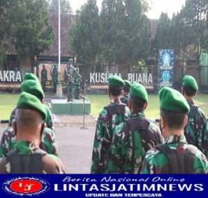 Kaminved IV-18/Sleman Irup Upacara Di Kodim 0732/Sleman