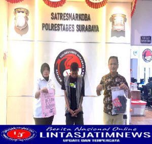 Pemuda 25 Th Warga Jalan Rangkah Surabaya di Tangkap Polisi