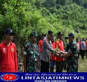 Hari Menanam Pohon Indonesia, Kodim 0802/Ponorogo Bersama Unsur Terkait Tanam 4.448 Bibit Pohon Pinus