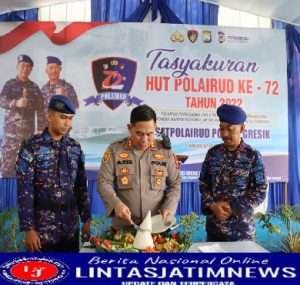 Kapolres Gresik Hadiri Syukuran HUT Polairud Ke- 72