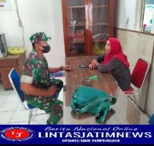 Babinsa Lakukan Komsos Bersama Kadus