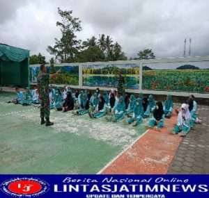 Peduli Terhadap Generasi Bangsa, Babinsa Berikan Penyuluhan Wasbang dan Bahaya Narkoba