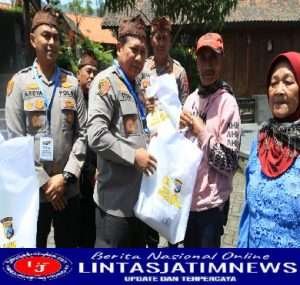 Polda Jatim Berbagi Sembako Untuk Warga Suku Tengger